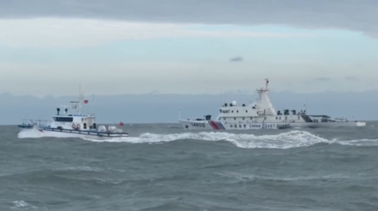 中国海警船4隻が金門水域に接近、海巡署が「1対1」で対応し排除
