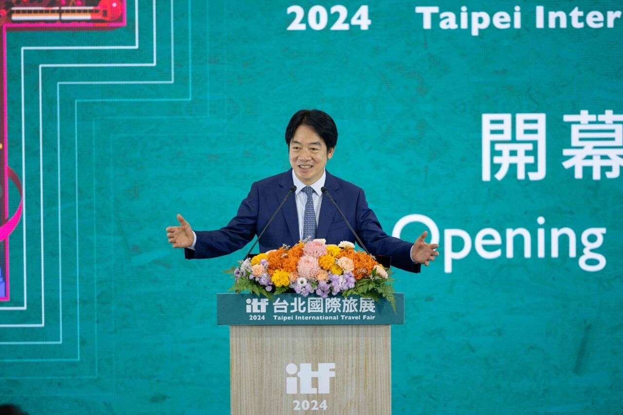 ITF台北国際トラベルフェア開幕　頼・総統「台湾と世界の結びつきはさらに強く」