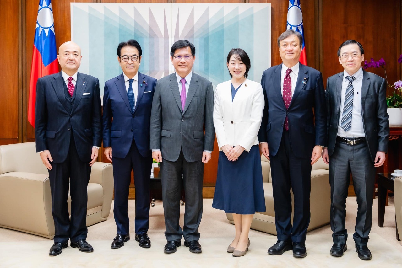 日本の参議員の表敬を受ける、林‧外交部長が第三国での台日協力強化に期待