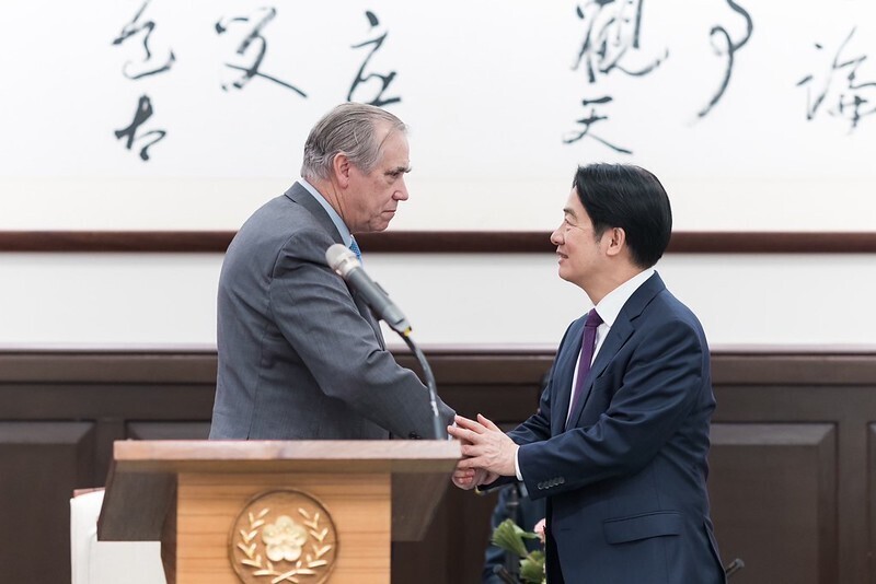 米上院議員の表敬訪問を受け、頼総統：台米二重課税防止法の年内成立に期待
