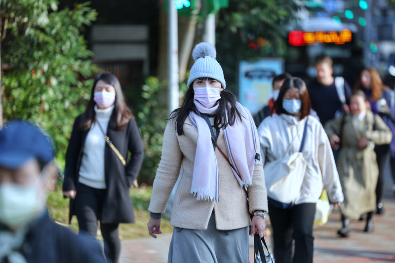 1/6後半は寒気団の南下で気温が低下