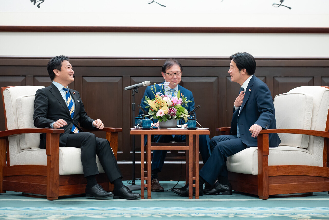 頼‧総統が玉木雄一郎議員の表敬受ける、非赤供給網の共同構築に期待