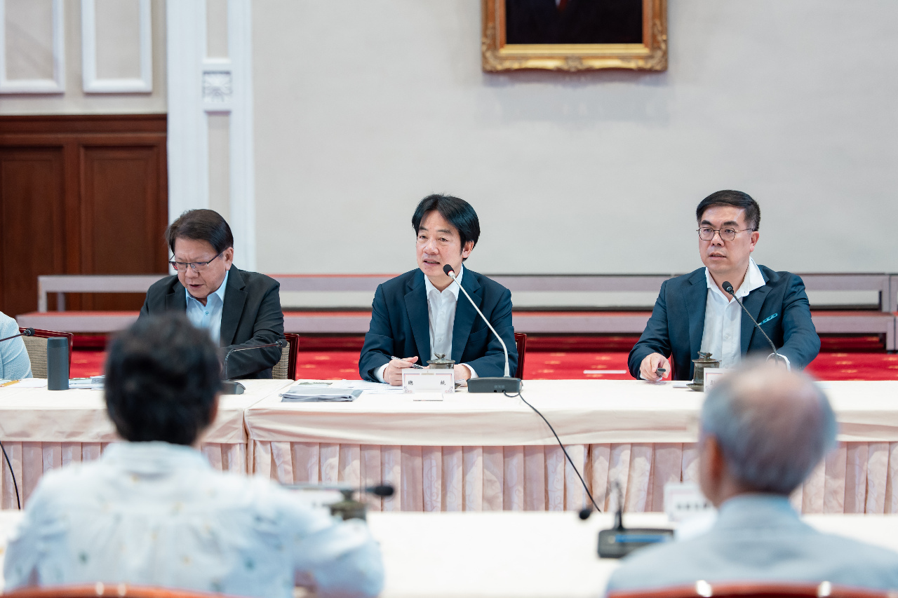 頼・総統、環境団体と対話　エネルギー安全保障など３つの方向性を提示