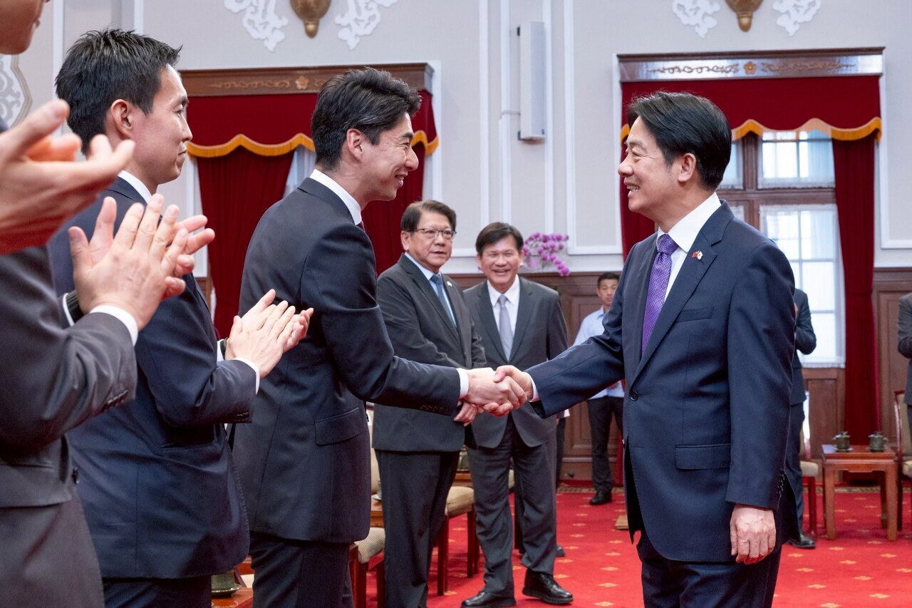頼・総統、自民党青年局の表敬訪問受け「半導体産業の台日提携でウィンウィンを」