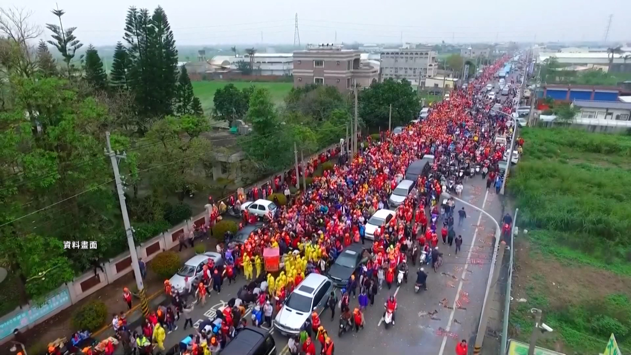 白沙屯媽祖巡礼の申込み者数が32万人を突破、参加費だけでも2億元以上の収入