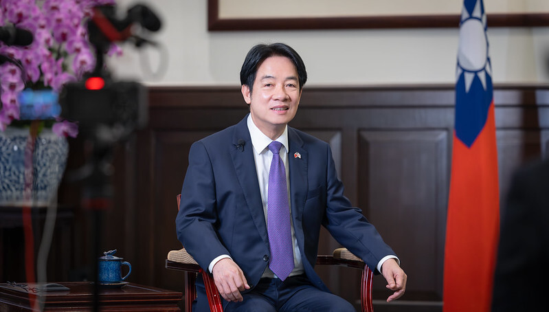 頼・総統：「非赤供給網」で中国の不公正貿易に対抗＝日経の単独インタビュー