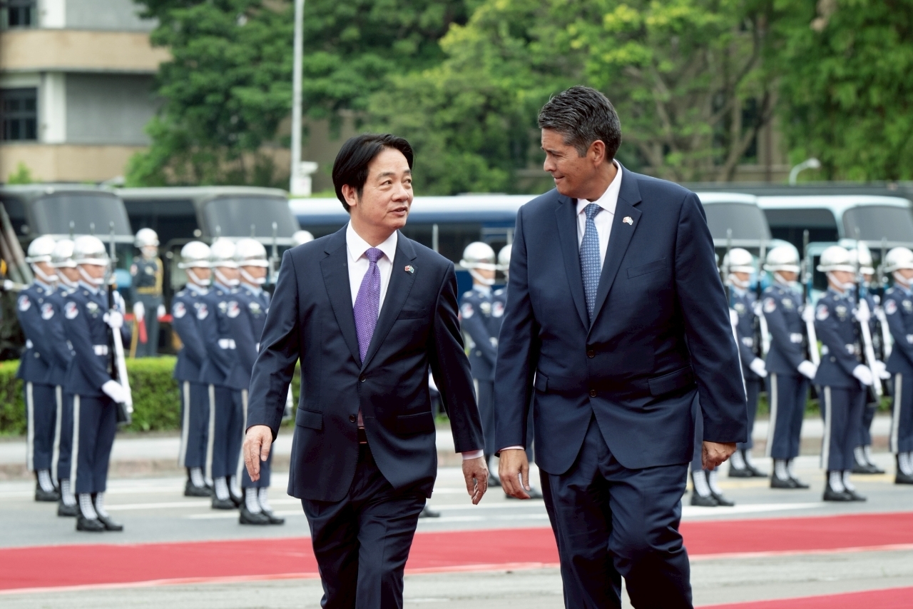 頼・総統が栄誉礼でパラオ大統領を歓迎　台湾の国際参加への確固たる支持に感謝