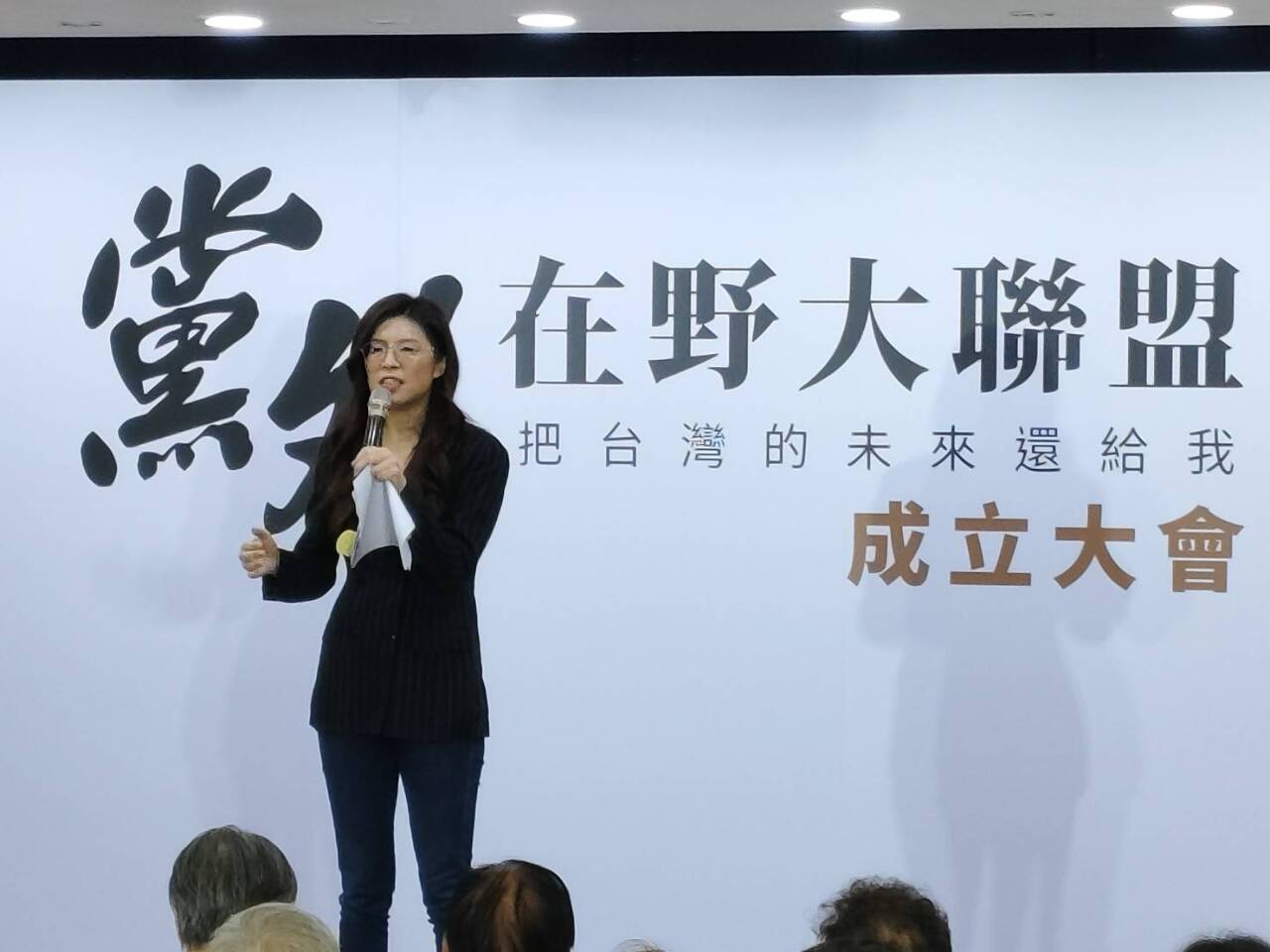 党外野党連合設立、鄭麗文氏：党外精神で民主主義の防衛線を守る